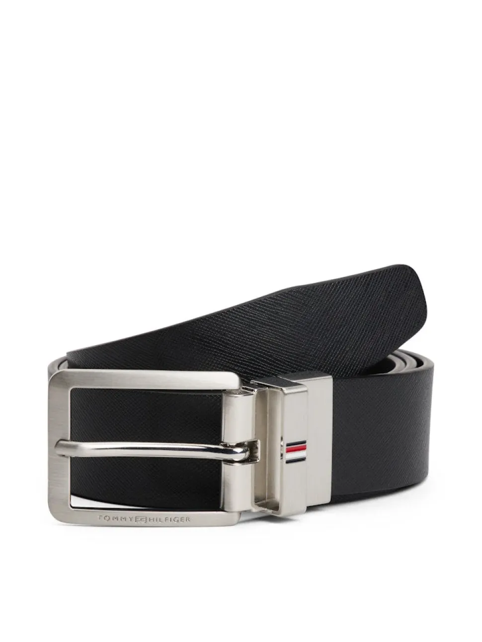 Tommy Hilfiger miesten kääntövyö lahjapaketissa, musta