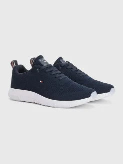 Tommy Hilfiger Miesten lenkkarit CORPORATE KNIT RIB RUNNER Tummansininen