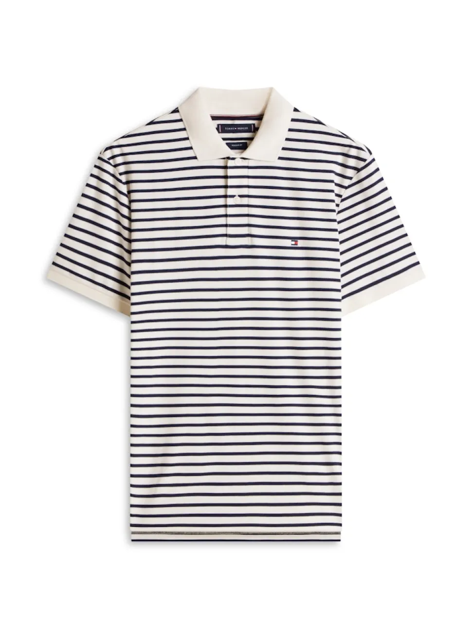 Tommy Hilfiger miesten pikeepaita Liquid Cotton Reg Seasonal Polo, raidallinen sininen