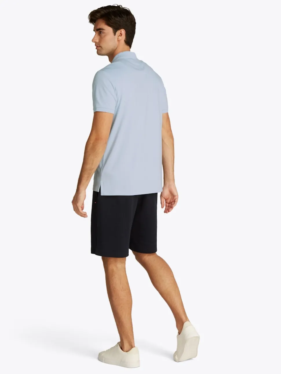 Tommy Hilfiger miesten pikeepaita, LIQUID COTTO REG SEASONAL POLO Vaaleansininen