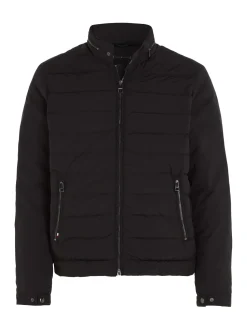 Tommy Hilfiger Miesten Syystakki, K DF CAFE RACER Musta