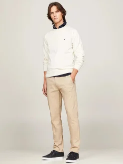 Tommy Hilfiger miesten tennarit, ESSENTIAL LEATHER SNEAKER Musta