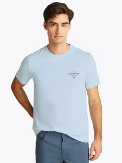 Tommy Hilfiger miesten t-paita, MONOTYPE ALL AMERICA, C1O Vaaleansininen