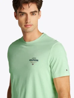Tommy Hilfiger miesten t-paita, MONOTYPE ALL AMERICAN TEE Mintunvihreä