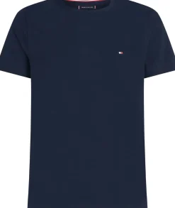 Tommy Hilfiger miesten t-paita, CORE STRETCH SLIM C-NK TEE Tummansininen