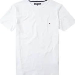 Tommy Hilfiger Miesten T-paita, Core Stretch Slim Valkoinen