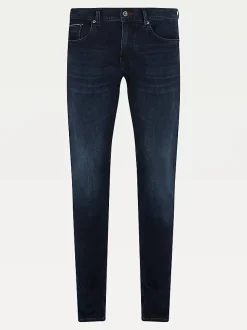 Tommy Hilfiger Misten Farkut CORE BLEECKER NOS SLIM BLUEBLACK Indigo