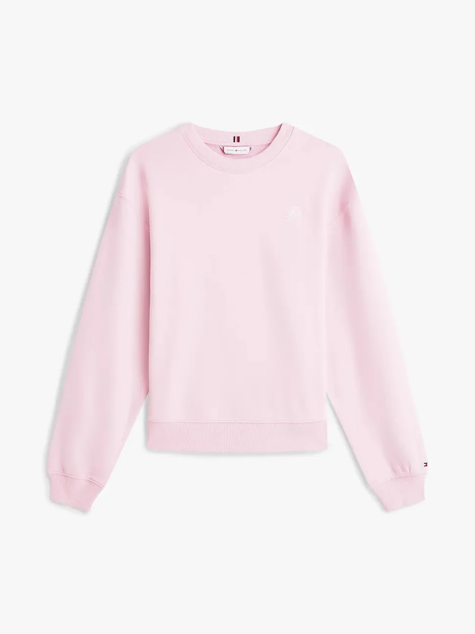Tommy Hilfiger naisten collegepaidat TH Script Terry, vaaleanpunainen