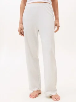 Tommy Hilfiger naisten housut, LACE PANT Vaaleanharmaa