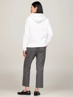 Tommy Hilfiger naisten huppari, TH HERITAGE HILFIGER HOODIE LS Valkoinen
