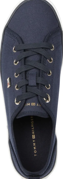 Tommy Hilfiger Naisten Kengät, VULC CANVAS SNEAKER Tummansininen