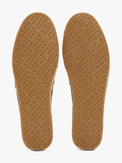 Tommy Hilfiger naisten kengät, TH LOGO LEATHER ESPADRILLE Musta