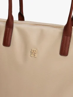 Tommy Hilfiger naisten laukku POPETTE TOTE, vaalea beige