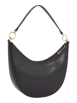 Tommy Hilfiger Naisten Olkalaukku, TH MONOTYPE SHOULDER BAG Musta