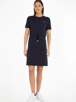 Tommy Hilfiger Naisten Paitamekko, 1985 REG MINI CORP TEE DRESS Tummansininen