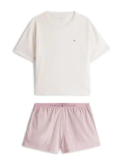 Tommy Hilfiger naisten pyjama SS PRT PJ Short Set, monivärinen kuosi