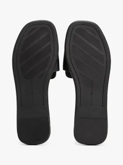Tommy Hilfiger naisten sandaalit, LEATHER HORSEBIT MULE Musta