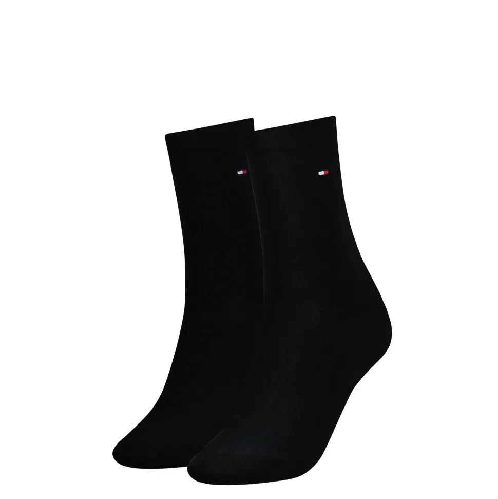 Tommy Hilfiger naisten sukat, 2-pack Musta
