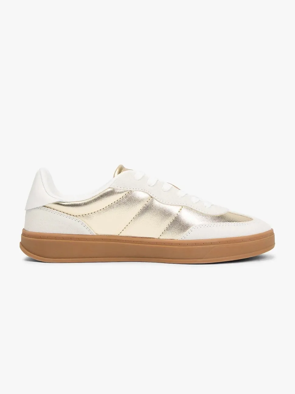 Tommy Hilfiger naisten tennarit MU JACKIE METALLIC, kullankeltainen
