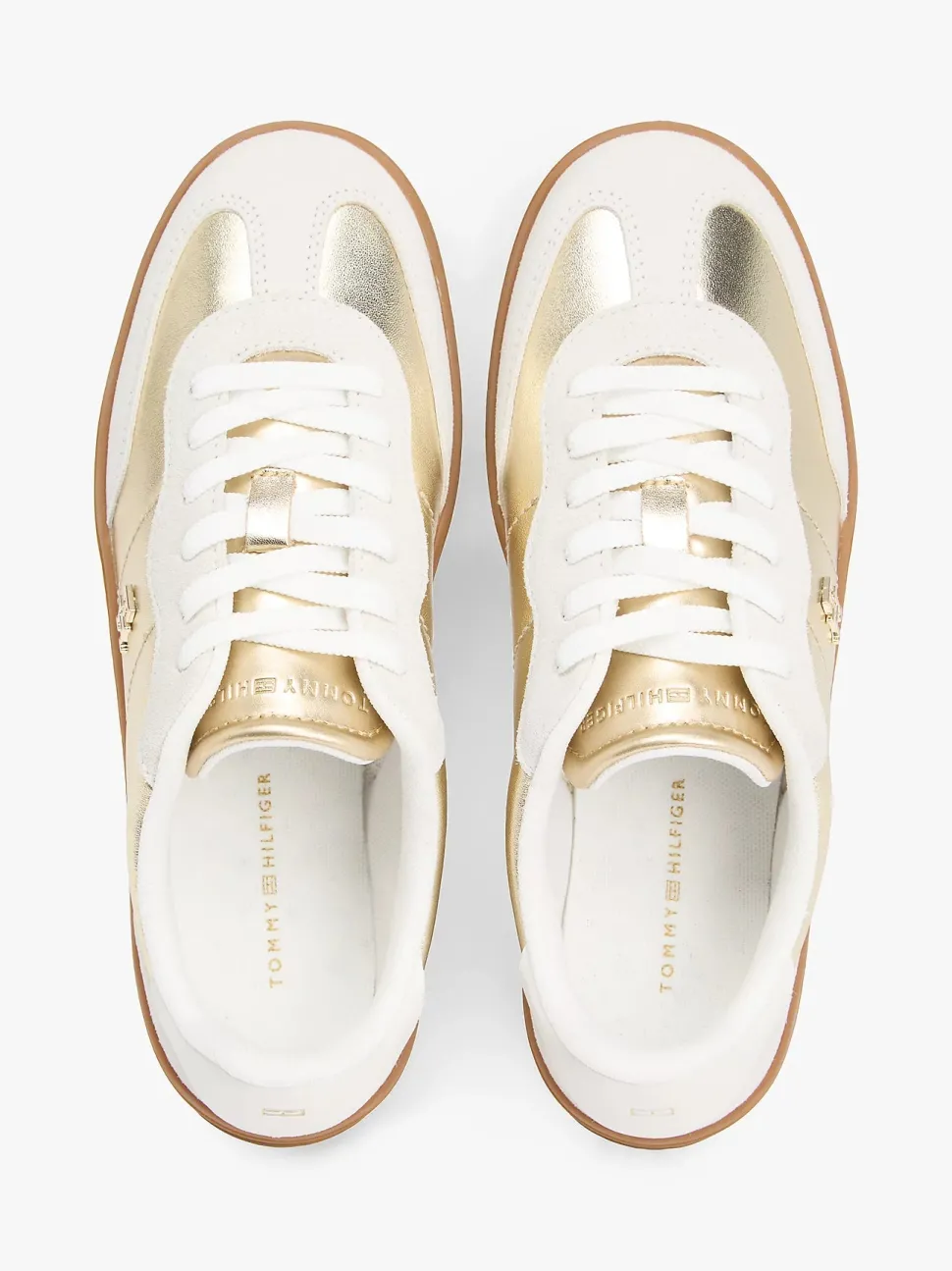 Tommy Hilfiger naisten tennarit MU JACKIE METALLIC, kullankeltainen