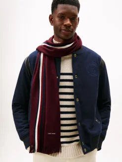 Tommy Hilfiger naiten huivi, TH RWB RACHELLE SCARF Viininpunainen