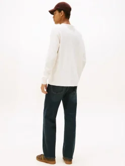 Tommy Jeans miesten paita, TJM SLIM WAFFLE SCRIPT HENLEY Kerma