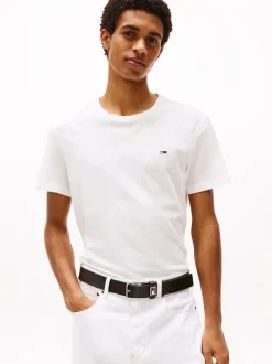 Tommy Jeans miesten t-paita, TJM XSLIM JERSEY TEE Valkoinen