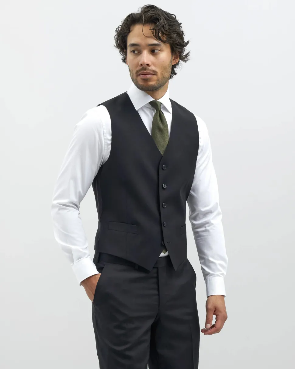 Turo Tailor miesten pukuliivi, LEEDS Musta