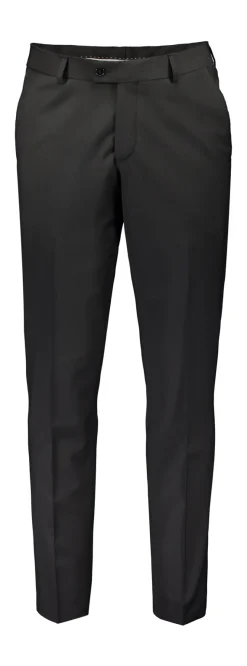 Turo Tailor, Miesten Puvunhousut, Elmer 3280, Slim Fit Housu Musta