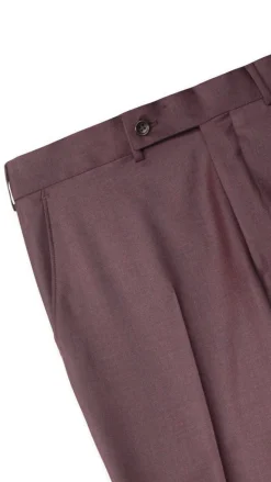 Turo Tailor miesten puvunhousut, DENVER Viininpunainen