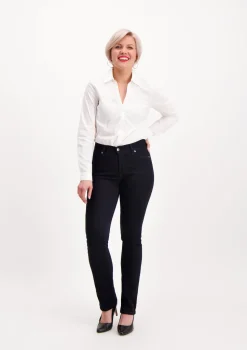 Very Nice Naisten Farkut, Emily 8411 Straight Fit Indigo