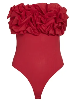 Vila naisten body, VITOVE S/L BODYSTOCKING Red