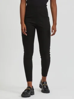 Vila Naisten Leggingsit VILAURA LOU LEGGINGS Musta