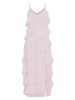Vila naisten mekko, VILUNA STRAP DRESS Cherry Blossom