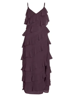 Vila naisten mekko, VILUNA STRAP DRESS Fig