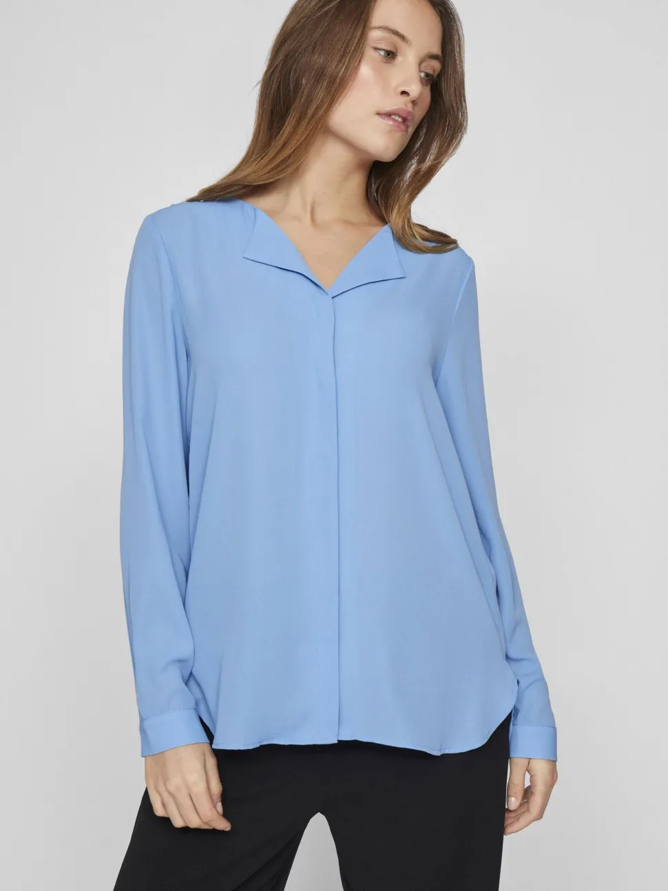 Vila naisten paita Vilucy LS Shirt, sininen