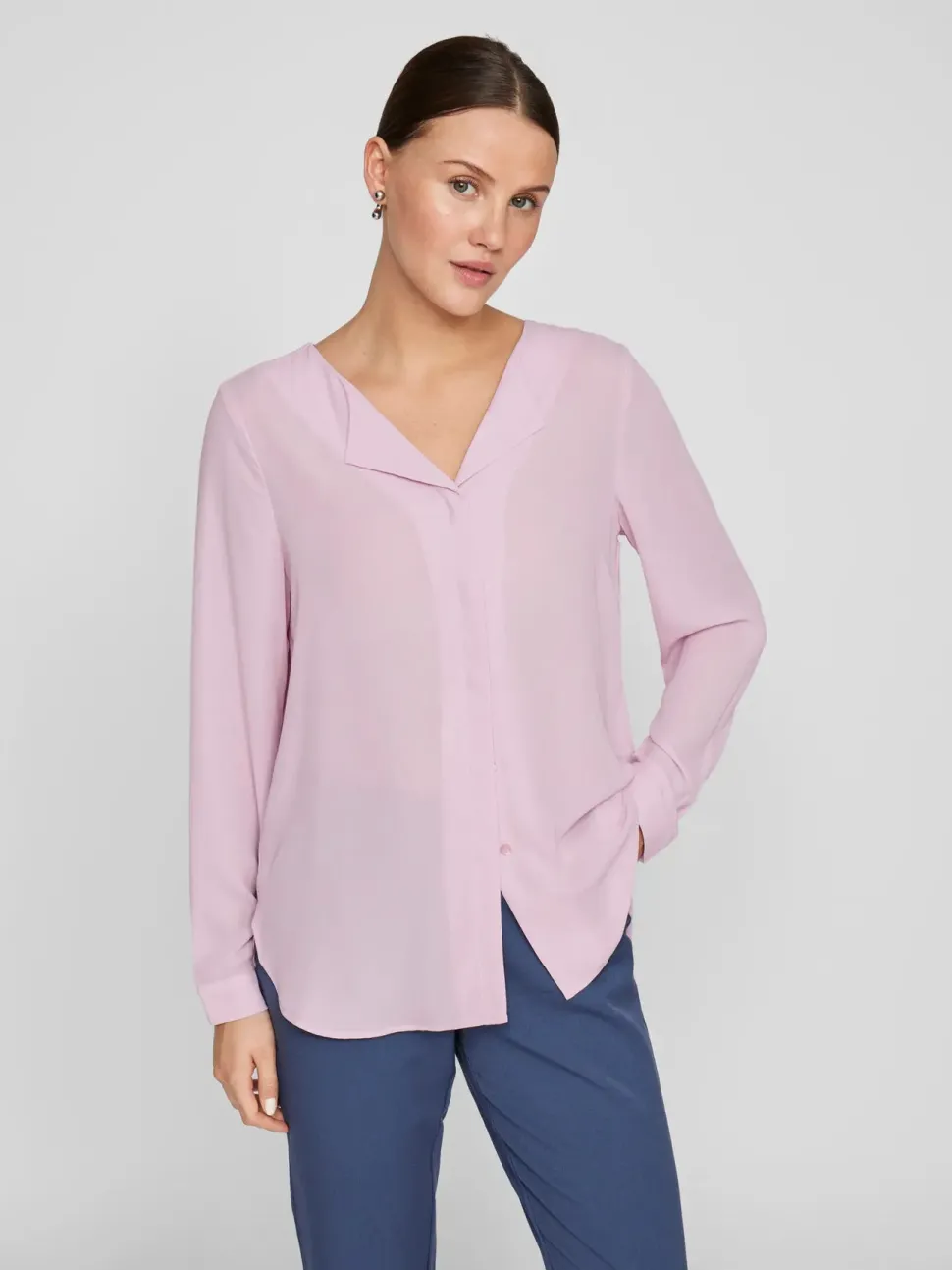 Vila naisten paita Vilucy LS Shirt, Winsome Orchid