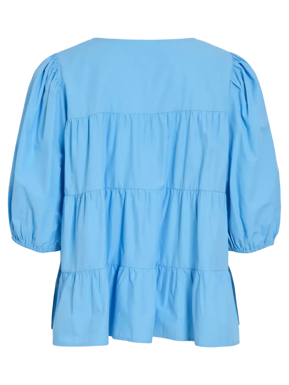 Vila naisten pusero Vikelli 3/4 O-Neck Top, sininen