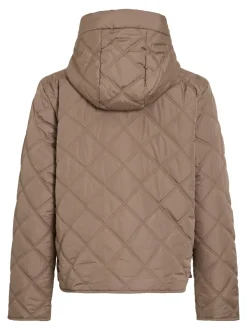 Vila naisten takki, VIQUILA LS HOOD JACKET SHORT JACKET Fossil