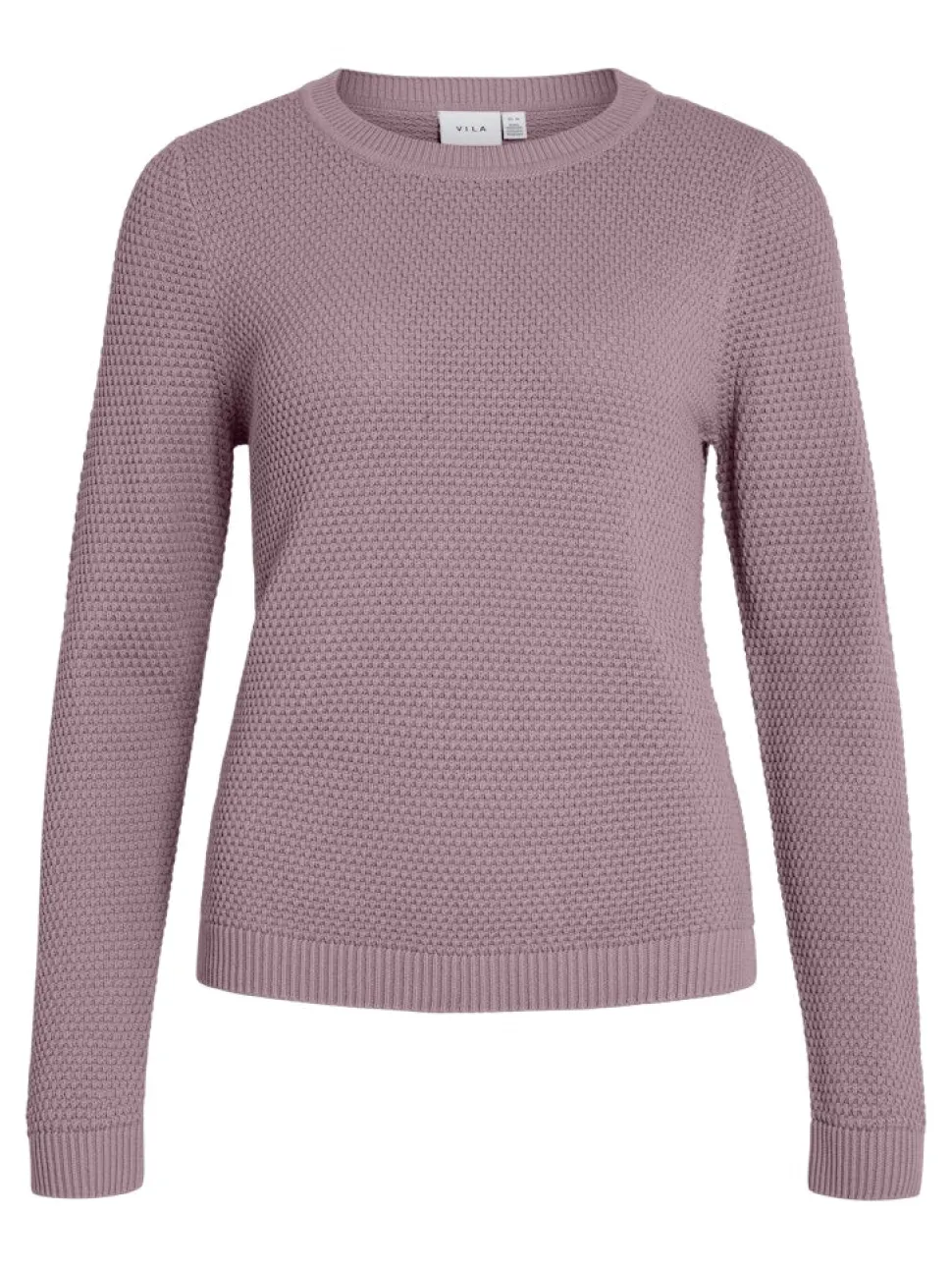 Vila neule, VIDALO O-NECK L/S KNIT TOP Toadstool