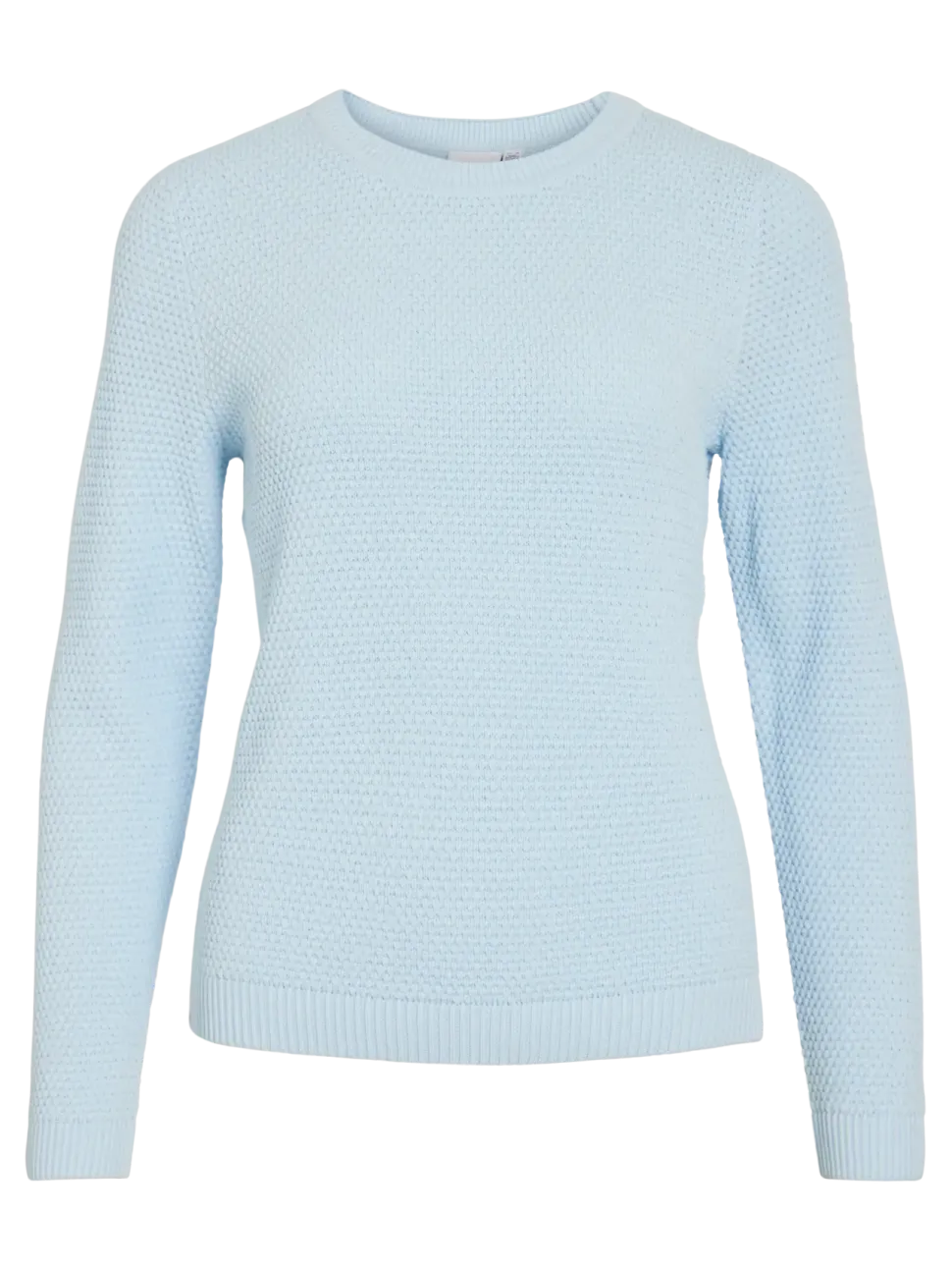 Vila neule, VIDALO O-NECK L/S KNIT TOP Nantucket Breeze