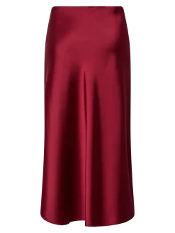 Y.A.S hame, YASPELLA HW MIDI SKIRT Tibetan Red