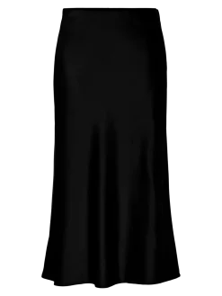 Y.A.S hame, YASPELLA HW MIDI SKIRT Black