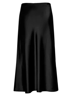 Y.A.S hame, YASPELLA HW MIDI SKIRT Black