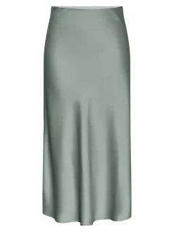 Y.A.S hame, YASPELLA HW MIDI SKIRT Vaaleanvihreä