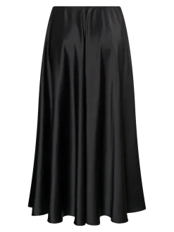 Y.A.S naisten hame, YASPELLA HW VOLUME ANKLE SKIRT Black
