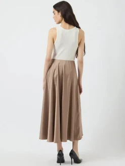 Y.A.S naisten hame, YASPELLA HW VOLUME ANKLE SKIRT Fungi