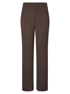 Y.A.S naisten housut K Yasalisa HW Pant S. Noos, Chocolate Brown