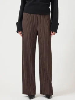 Y.A.S naisten housut K Yasalisa HW Pant S. Noos, Chocolate Brown