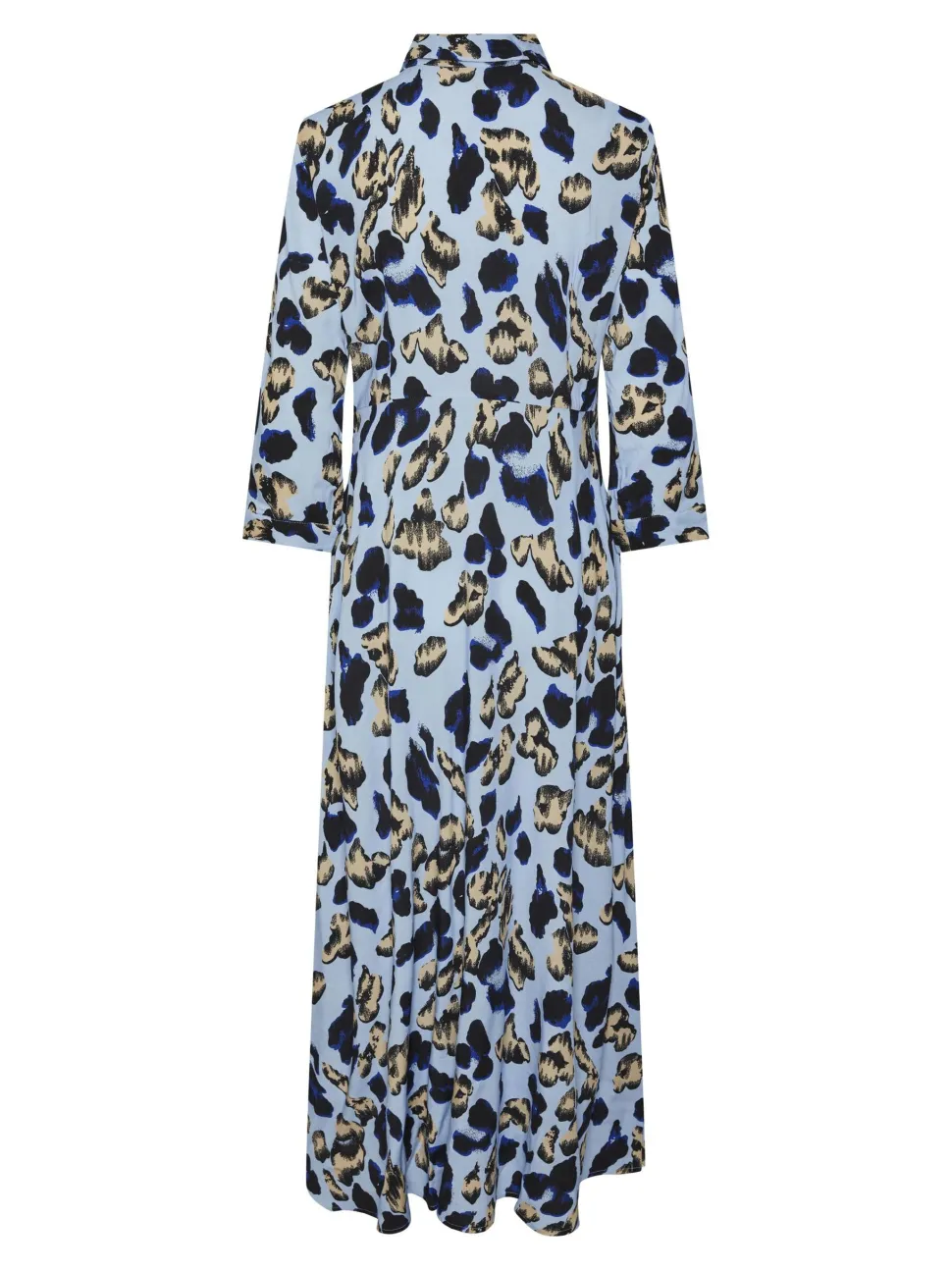 Y.A.S Naisten Maksimekko YASSAVANNA LONG SHIRT DRESS Vaaleansininen